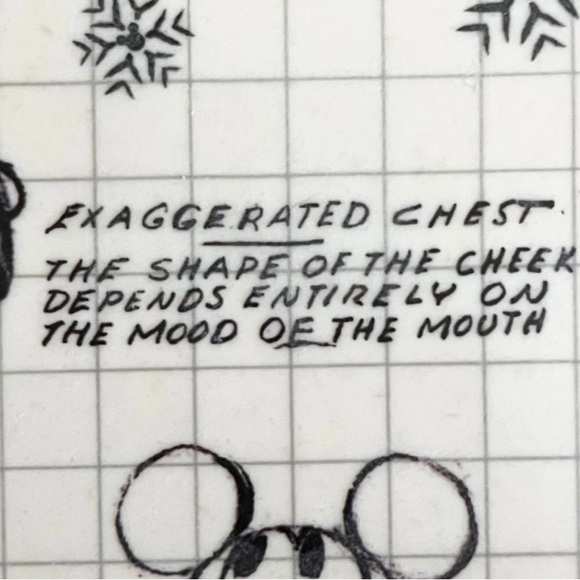 Disney Christmas Sketch Mickey and Minnie Mouse Bamboo Rectangular Serving Tray - Picture 9 of 12